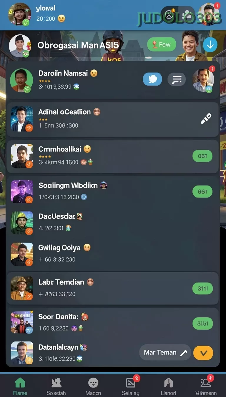 Cuplikan layar GOIDEN1000 — aktivitas